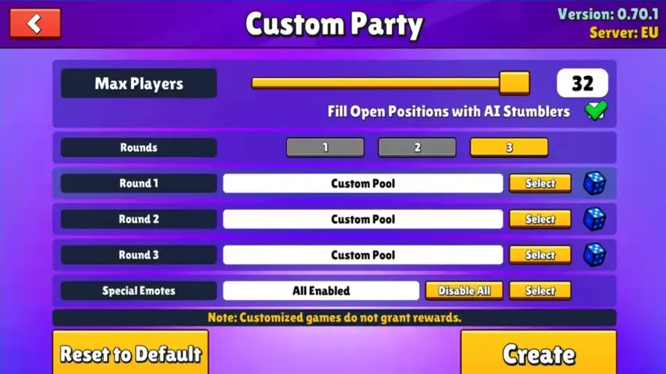 custom party